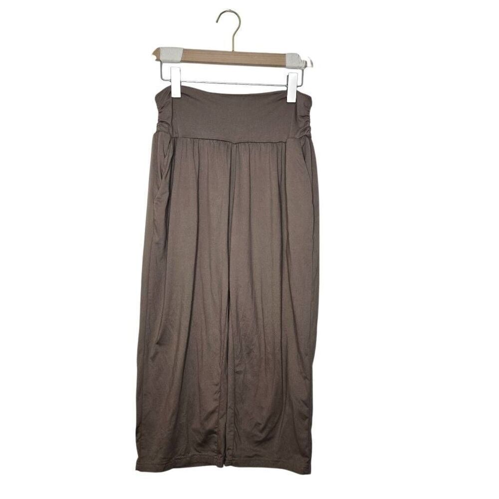 UEU Wide Leg Pants Size Large Baggy Boho Pockets Artsy Lagenlook